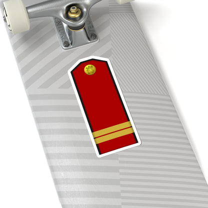 Bulgaria Army OR 5 (Bulgaria) (Military Rank) STICKER Vinyl Kiss-Cut Decal