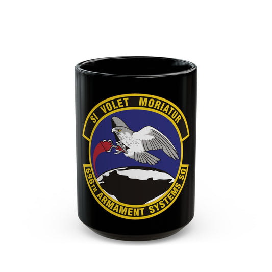 696th Armament Systems Squadron (U.S. Air Force) Black Coffee Mug-15oz-The Sticker Space