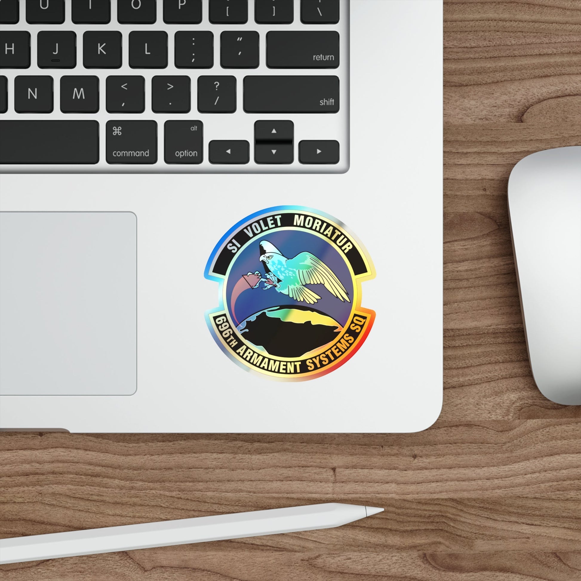 696th Armament Systems Squadron (U.S. Air Force) Holographic STICKER Die-Cut Vinyl Decal-The Sticker Space