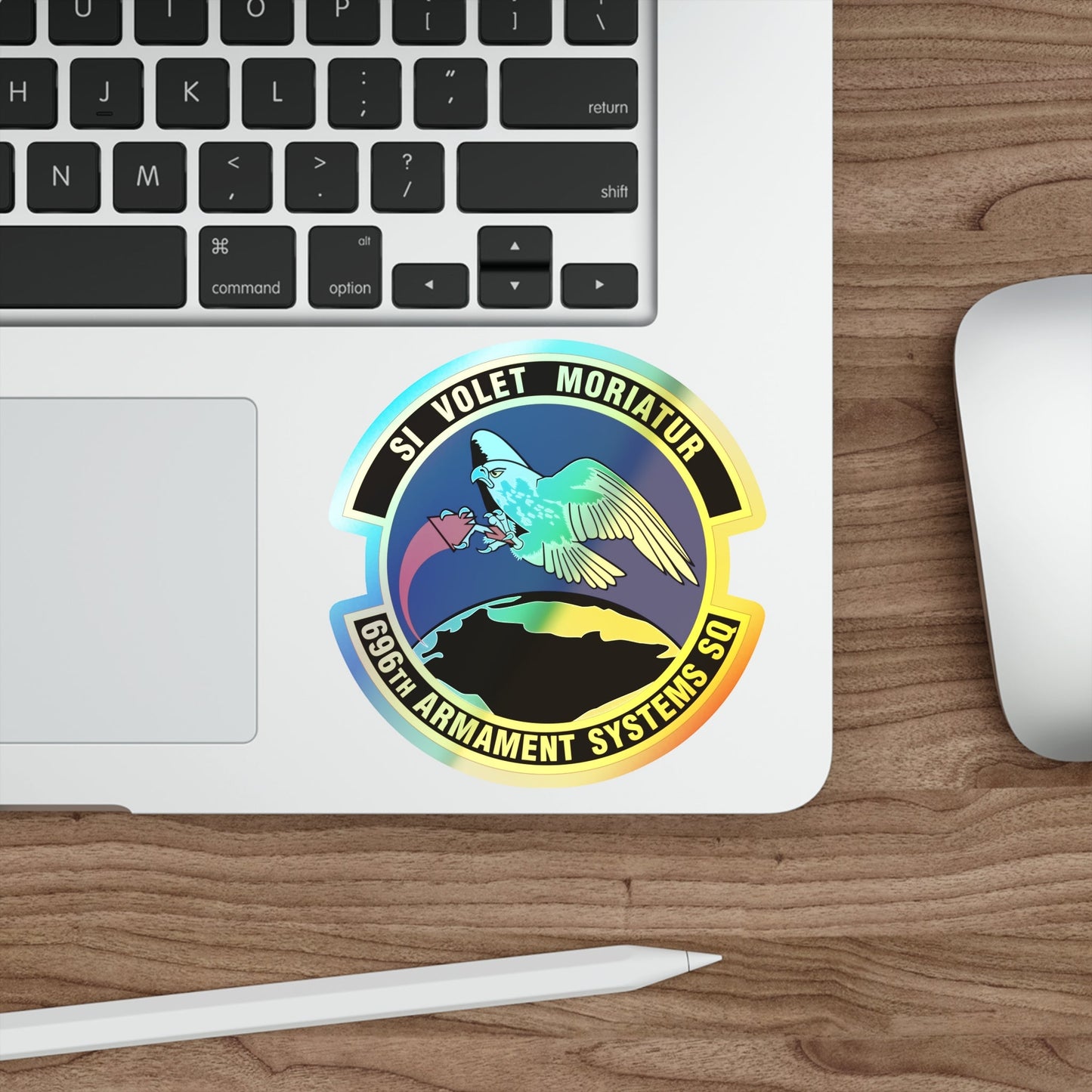 696th Armament Systems Squadron (U.S. Air Force) Holographic STICKER Die-Cut Vinyl Decal-The Sticker Space