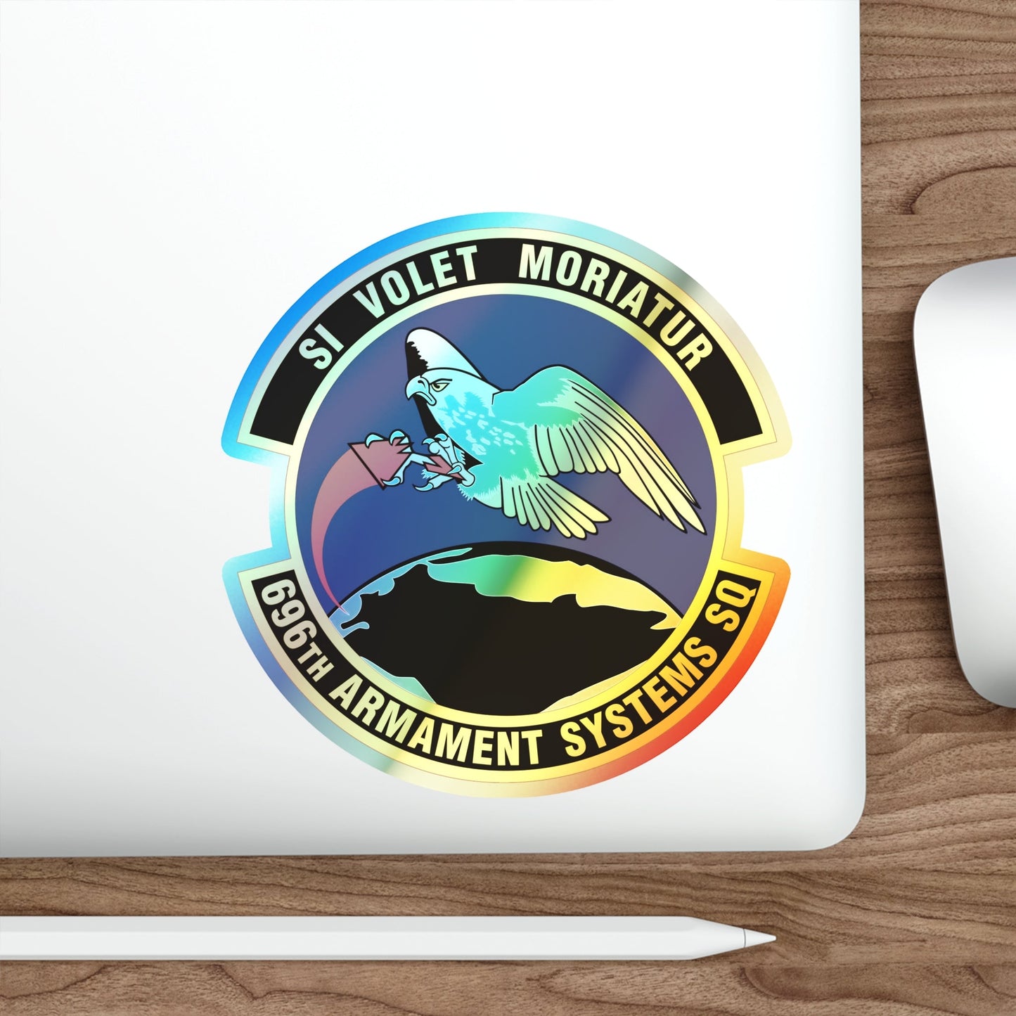 696th Armament Systems Squadron (U.S. Air Force) Holographic STICKER Die-Cut Vinyl Decal-The Sticker Space