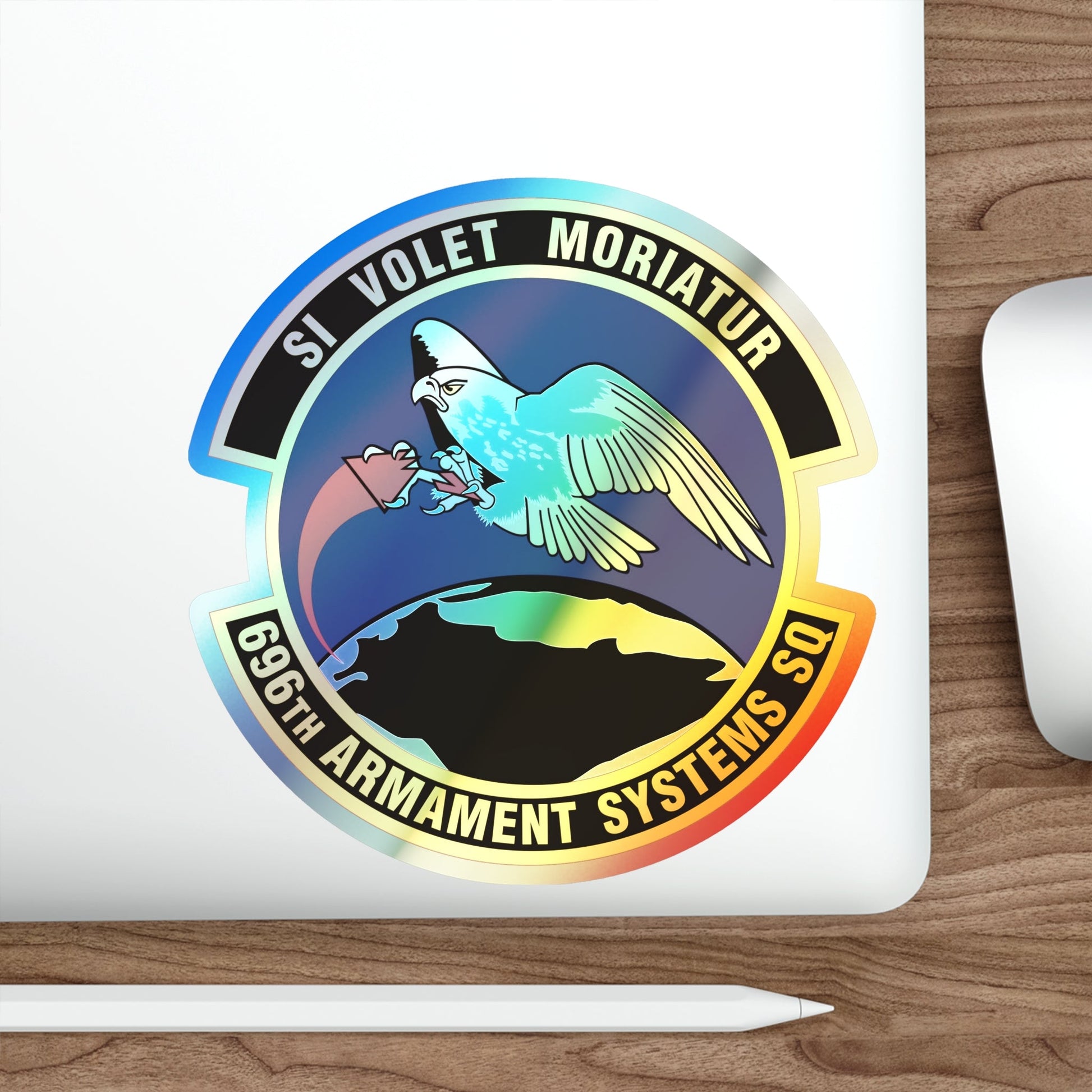 696th Armament Systems Squadron (U.S. Air Force) Holographic STICKER Die-Cut Vinyl Decal-The Sticker Space