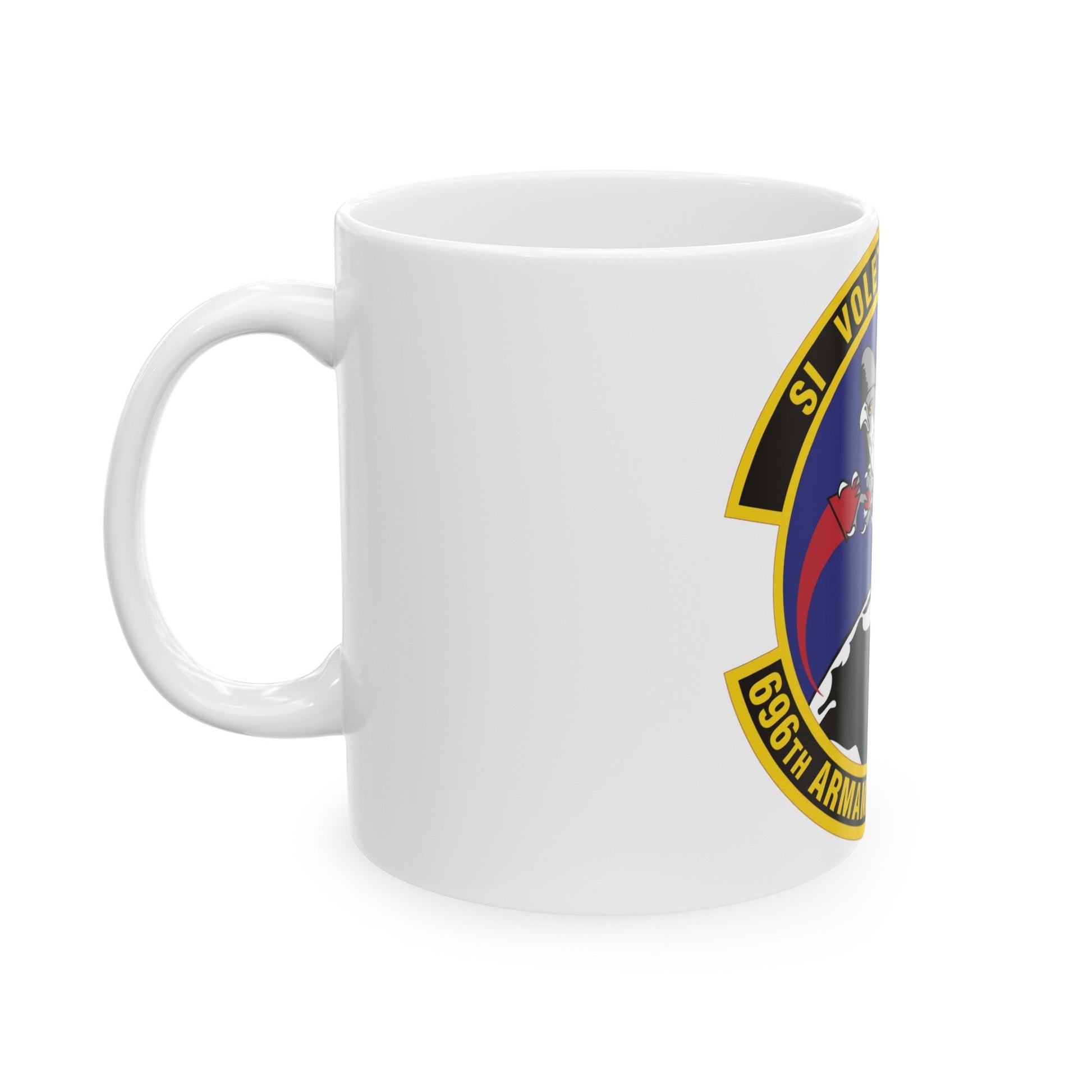 696th Armament Systems Squadron (U.S. Air Force) White Coffee Mug-The Sticker Space