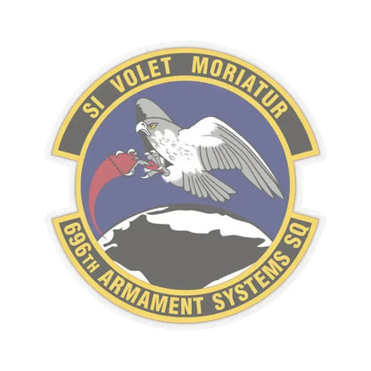 696th Armament Systems Squadron (U.S. Air Force) STICKER Vinyl Kiss-Cut Decal 6 Inch Transparent - The Sticker Space