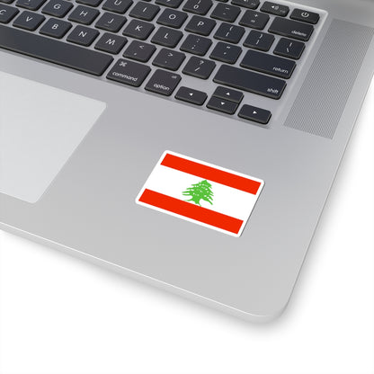 Flag of Lebanon WFB 2000 (Lebanon) STICKER Vinyl Kiss-Cut Decal