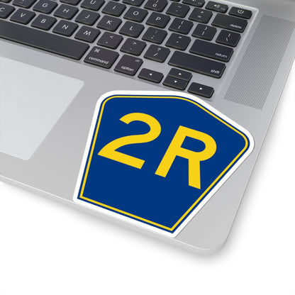 PR secondary 2R (Puerto Rico) (Road Sign) STICKER Vinyl Kiss-Cut Decal
