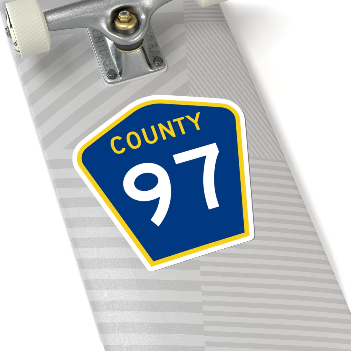 County 97 MN (Minnesota) (Road Sign) STICKER Vinyl Kiss-Cut Decal