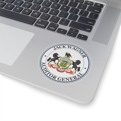 Seal of the Auditor General of Pennsylvania Jack Wagner - STICKER Vinyl Kiss-Cut Decal