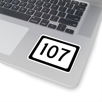 WV-107 (Virginia) (Road Sign) STICKER Vinyl Kiss-Cut Decal