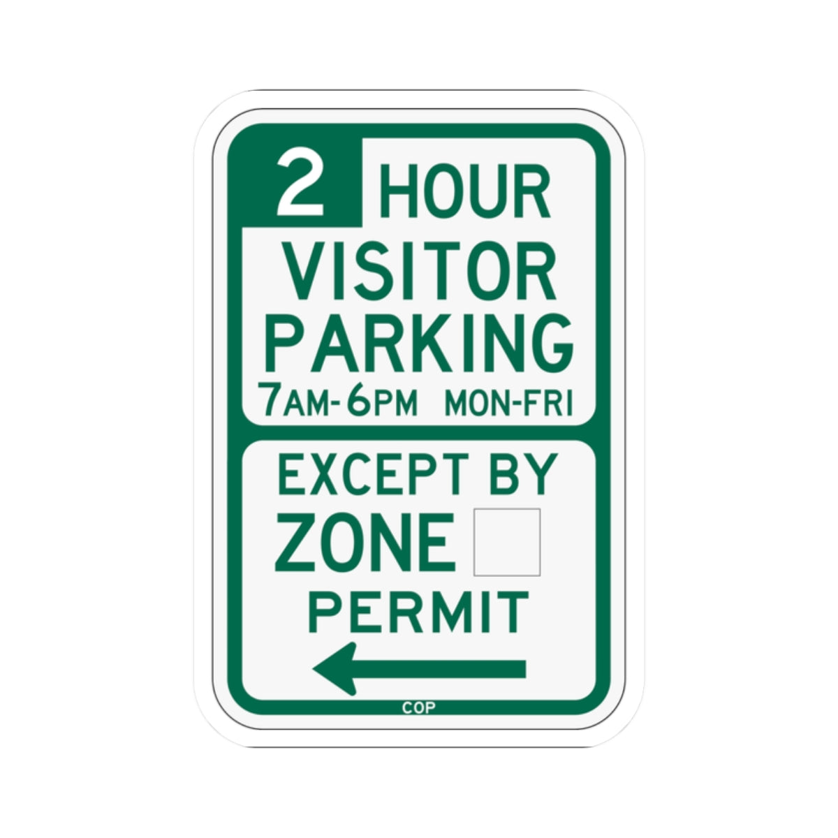 PBOT Road sign P4440R (Oregon) (Road Sign) STICKER Vinyl Kiss-Cut Decal