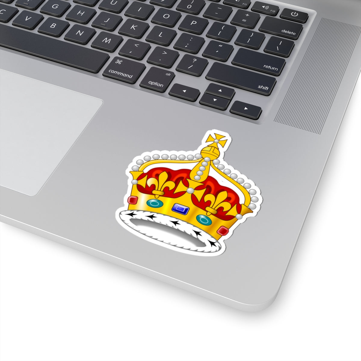 2022 pattern Queen Consorts Crown United Kingdom (United Kingdom) (Coat of Arms) STICKER Vinyl Kiss-Cut Decal