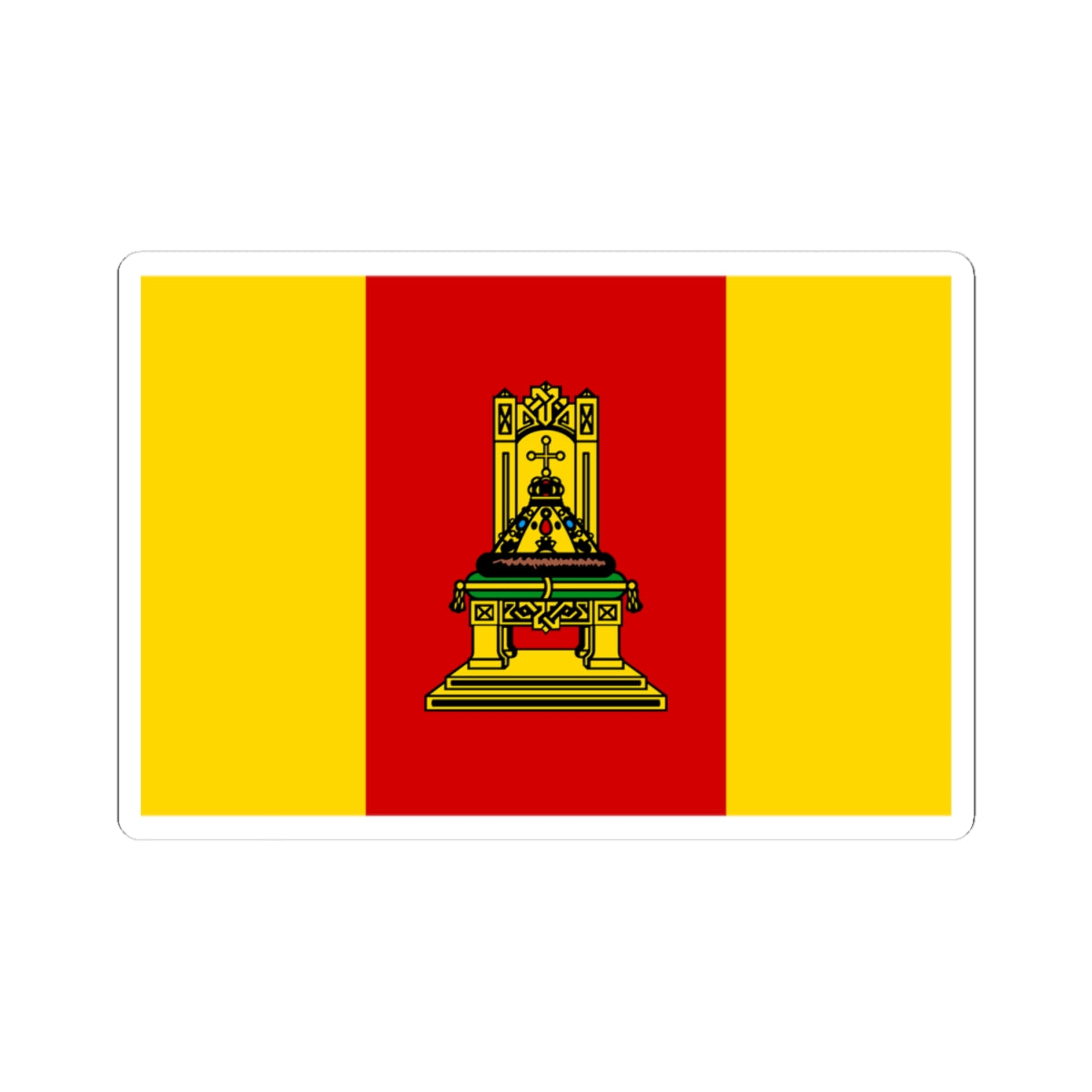 Flag of Tver Oblast (Russia) STICKER Vinyl Kiss-Cut Decal