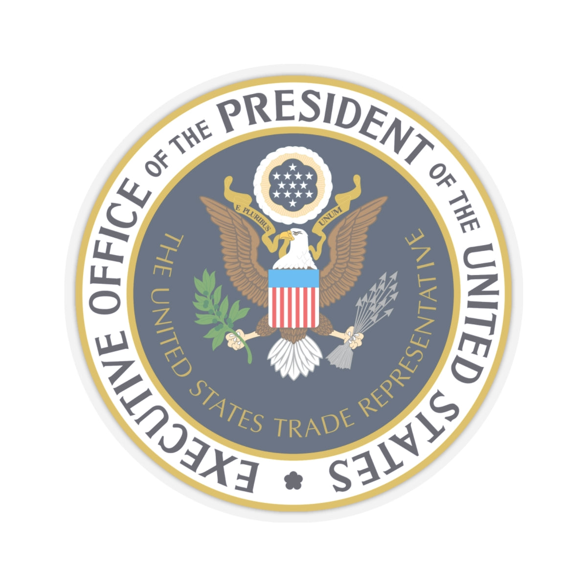 Office of the United States Trade Representative - STICKER Vinyl Kiss-Cut Decal