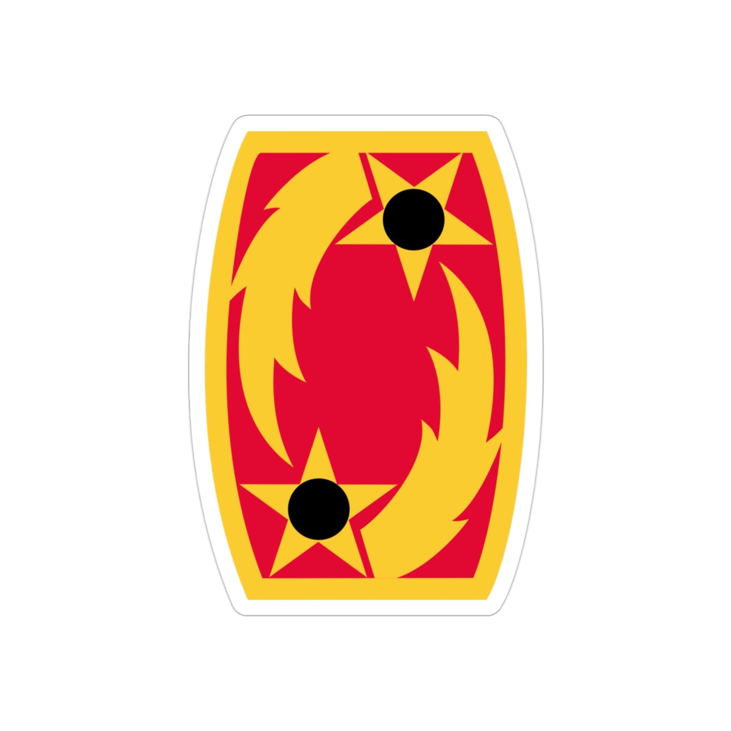 69th Air Defense Artillery Brigade (U.S. Army) REVERSE PRINT Transparent STICKER-3 Inch-The Sticker Space