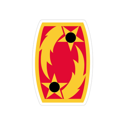 69th Air Defense Artillery Brigade (U.S. Army) REVERSE PRINT Transparent STICKER-4 Inch-The Sticker Space