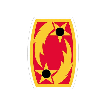 69th Air Defense Artillery Brigade (U.S. Army) REVERSE PRINT Transparent Die-Cut STICKER - The Sticker Space
