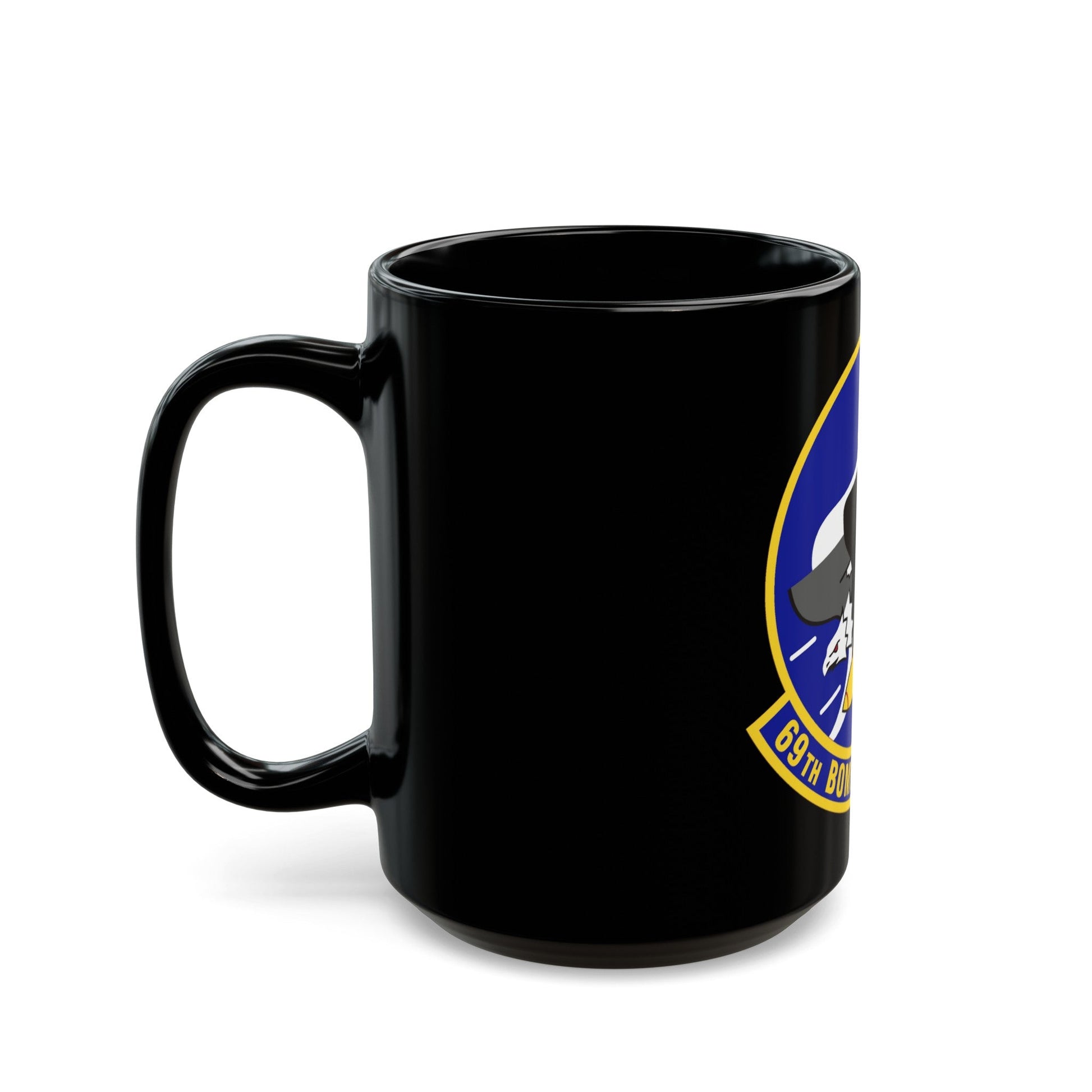 69th Bomb Squadron (U.S. Air Force) Black Coffee Mug-The Sticker Space