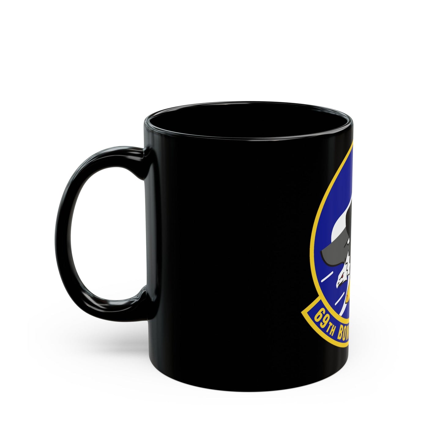 69th Bomb Squadron (U.S. Air Force) Black Coffee Mug-The Sticker Space