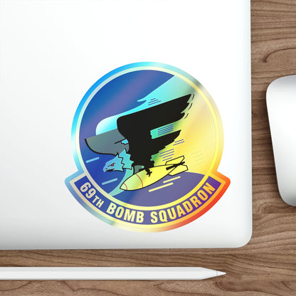 69th Bomb Squadron (U.S. Air Force) Holographic STICKER Die-Cut Vinyl Decal-The Sticker Space