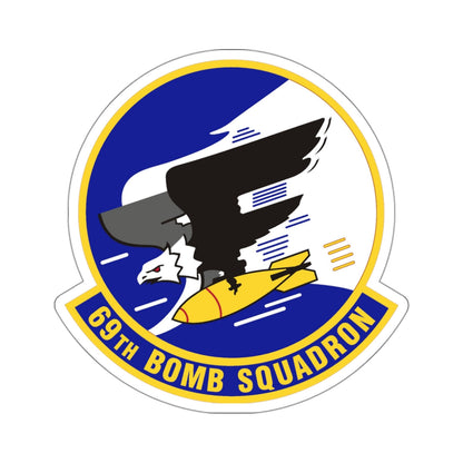 69th Bomb Squadron (U.S. Air Force) STICKER Vinyl Die-Cut Decal-White-The Sticker Space