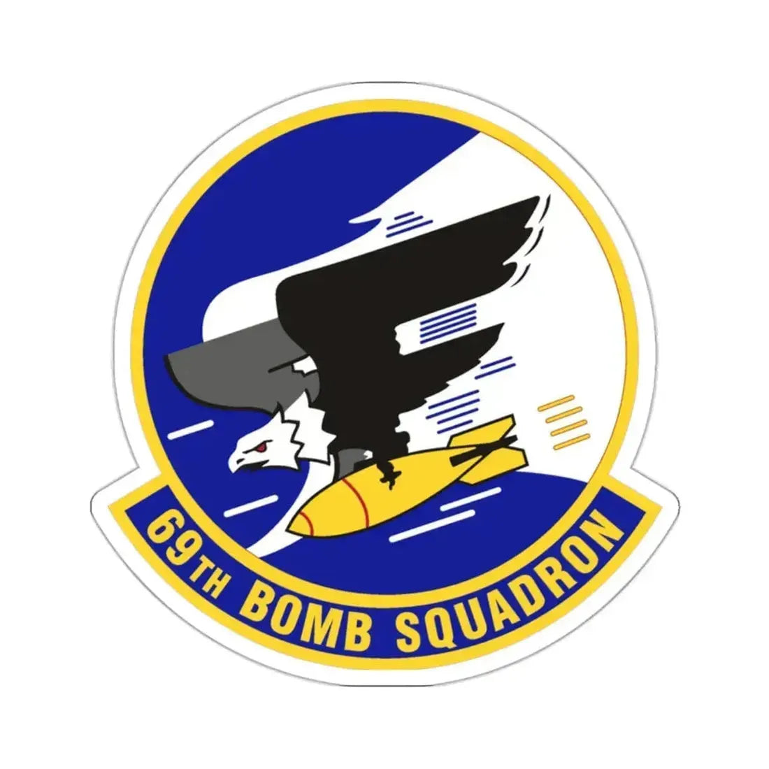 69th Bomb Squadron (U.S. Air Force) STICKER Vinyl Die-Cut Decal 2 Inch - The Sticker Space