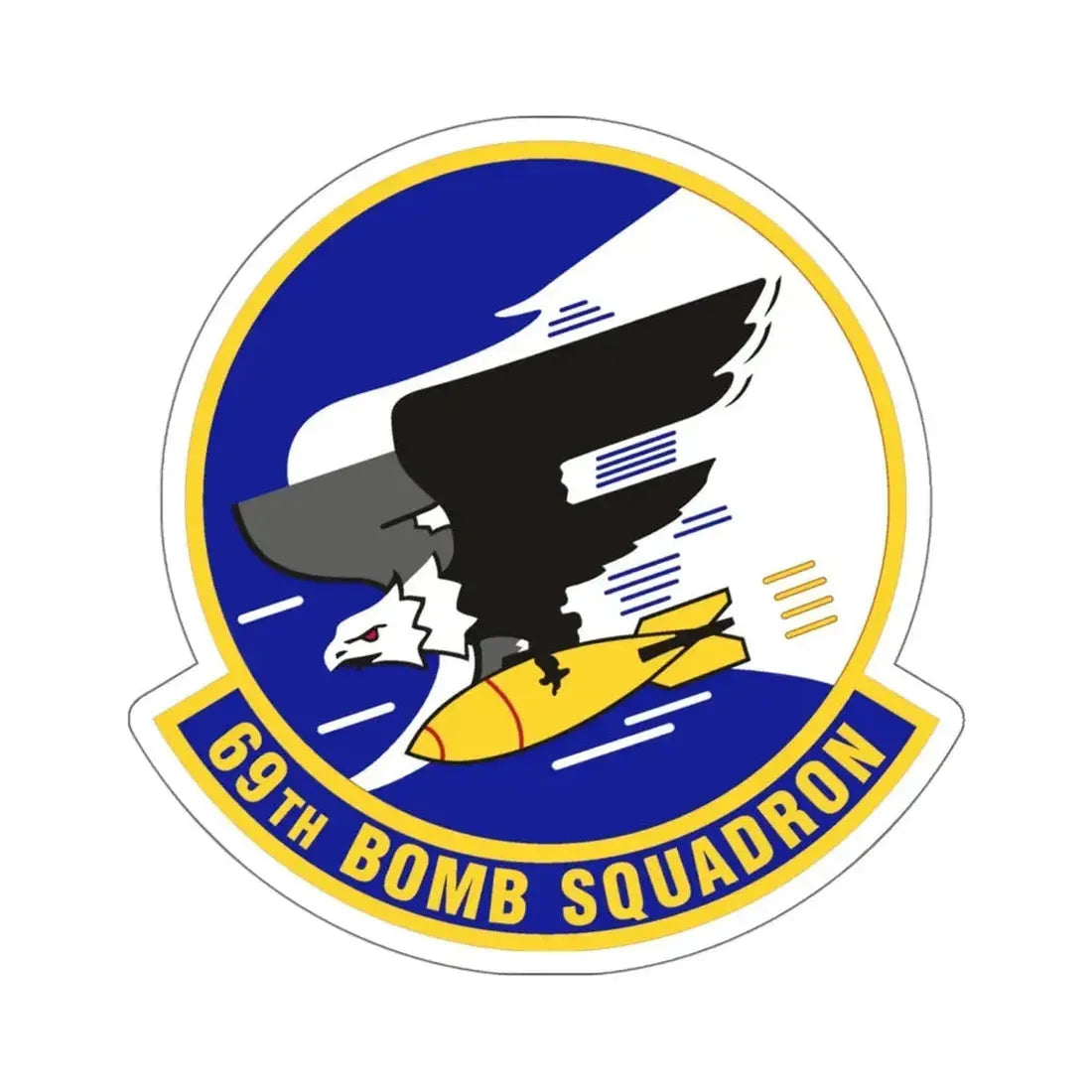 69th Bomb Squadron (U.S. Air Force) STICKER Vinyl Die-Cut Decal - The Sticker Space