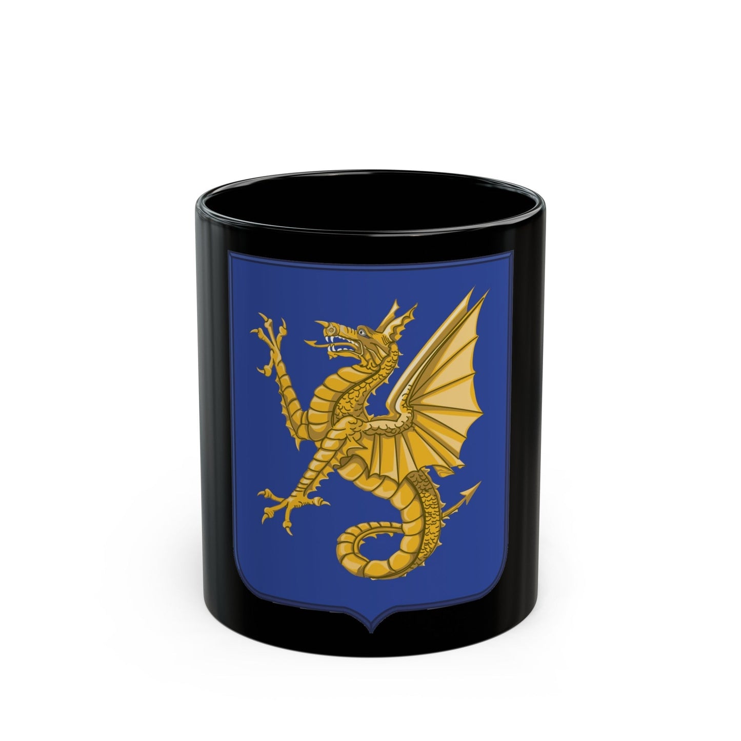 69th Infantry Regiment 2 (U.S. Army) Black Coffee Mug-11oz-The Sticker Space