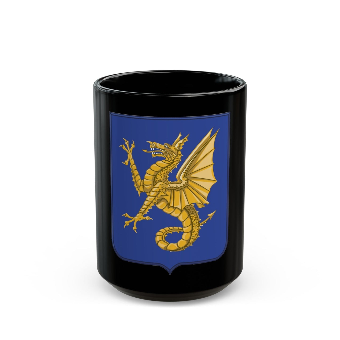 69th Infantry Regiment 2 (U.S. Army) Black Coffee Mug-15oz-The Sticker Space