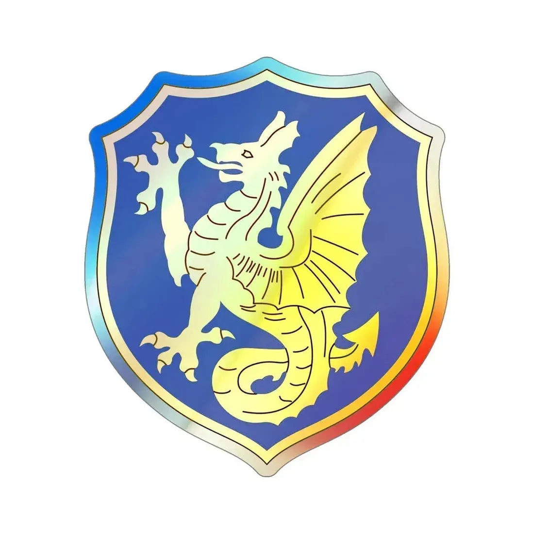 69th Infantry Regiment (U.S. Army) Holographic STICKER Die-Cut Vinyl Decal 6 Inch Holographic - The Sticker Space