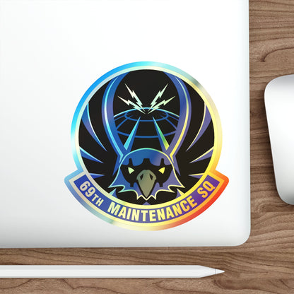 69th Maintenance Squadron (U.S. Air Force) Holographic STICKER Die-Cut Vinyl Decal-The Sticker Space