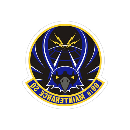 69th Maintenance Squadron (U.S. Air Force) REVERSE PRINT Transparent STICKER-4 Inch-The Sticker Space