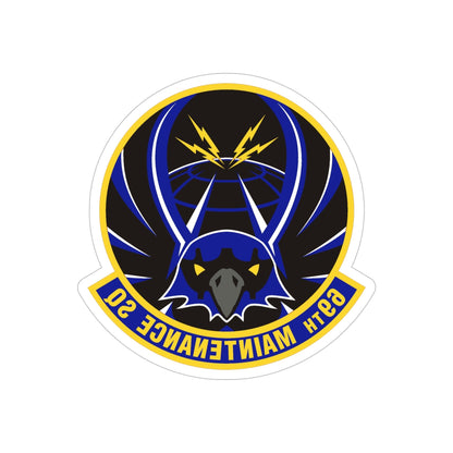 69th Maintenance Squadron (U.S. Air Force) REVERSE PRINT Transparent STICKER-5 Inch-The Sticker Space