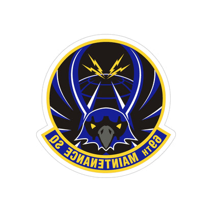 69th Maintenance Squadron (U.S. Air Force) REVERSE PRINT Transparent STICKER-6" × 6"-The Sticker Space