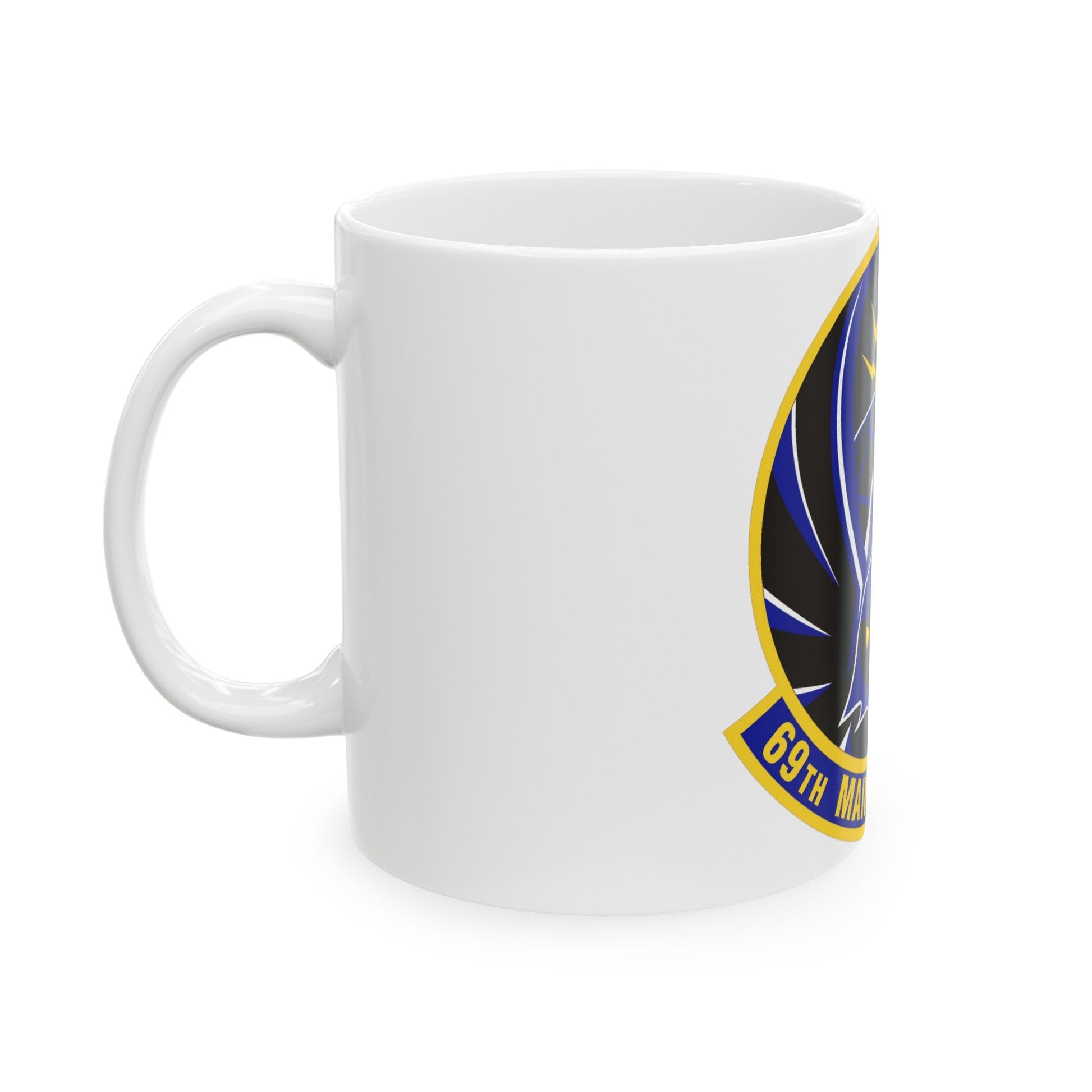 69th Maintenance Squadron (U.S. Air Force) White Coffee Mug-The Sticker Space