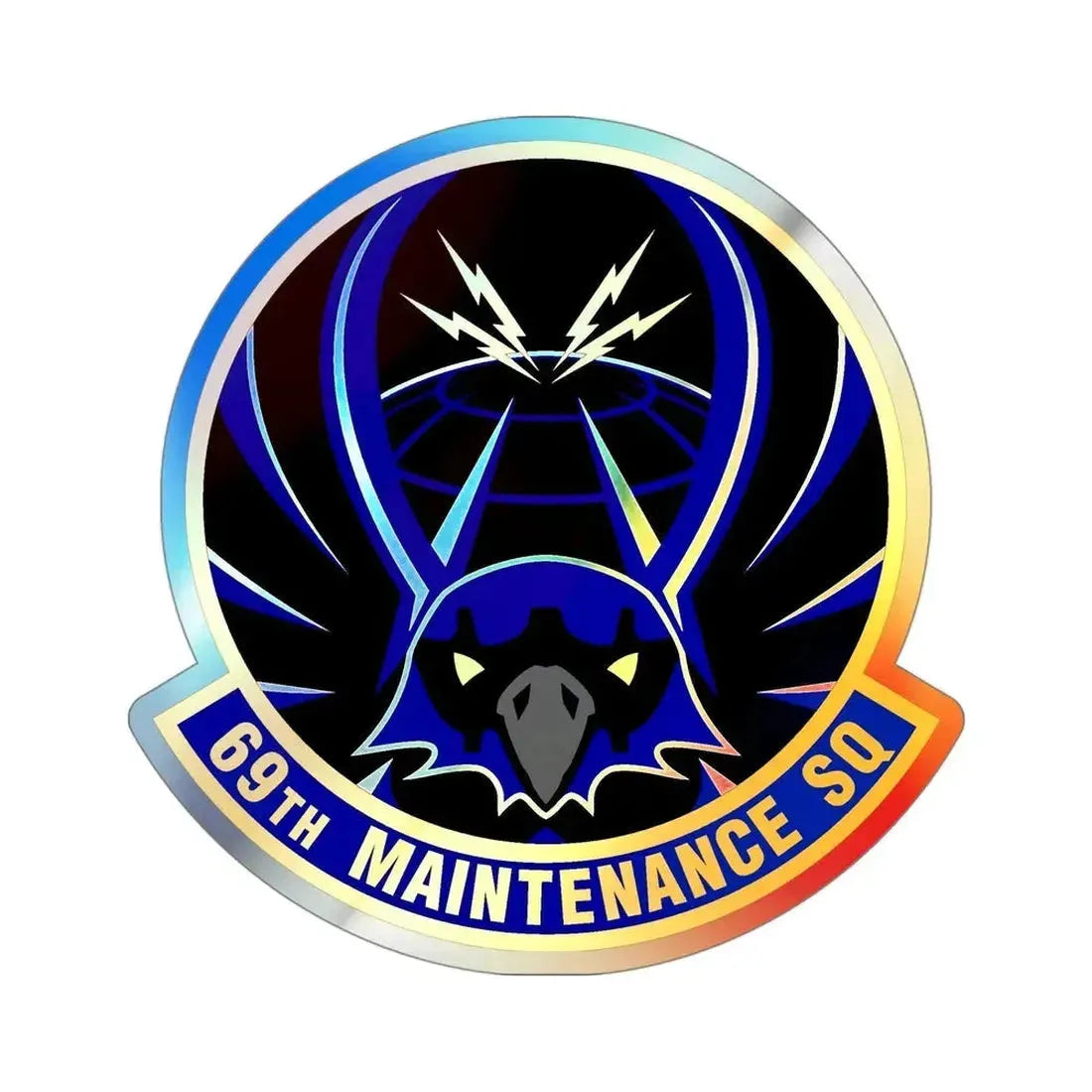 69th Maintenance Squadron (U.S. Air Force) Holographic STICKER Die-Cut Vinyl Decal - The Sticker Space