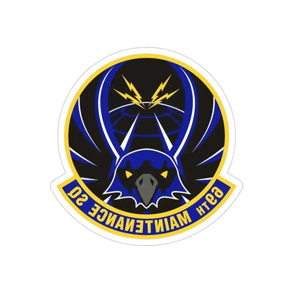 69th Maintenance Squadron (U.S. Air Force) REVERSE PRINT Transparent Die-Cut STICKER 6 Inch Die-Cut Transparent - The Sticker Space