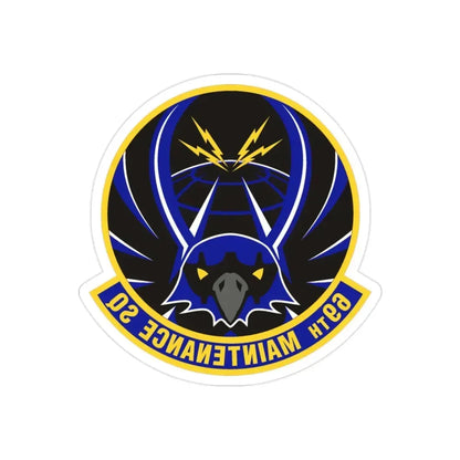69th Maintenance Squadron (U.S. Air Force) REVERSE PRINT Transparent Die-Cut STICKER - The Sticker Space