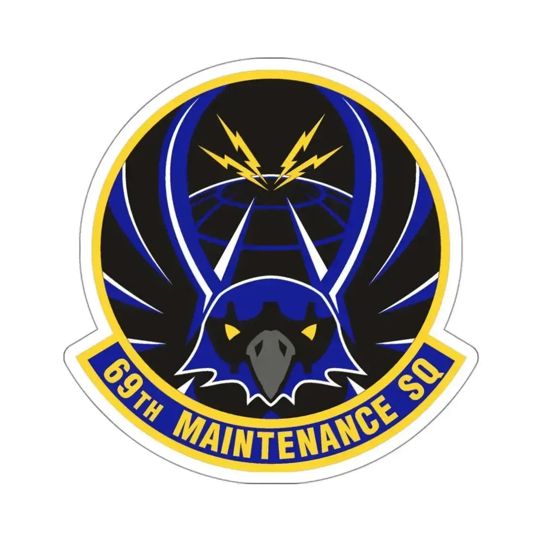 69th Maintenance Squadron (U.S. Air Force) STICKER Vinyl Die-Cut Decal 3 Inch - The Sticker Space