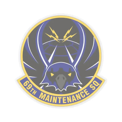 69th Maintenance Squadron (U.S. Air Force) STICKER Vinyl Kiss-Cut Decal 2 Inch Transparent - The Sticker Space
