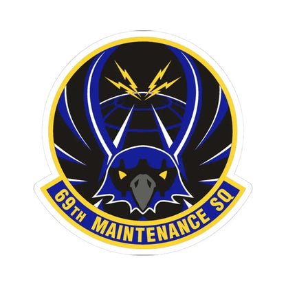 69th Maintenance Squadron (U.S. Air Force) STICKER Vinyl Kiss-Cut Decal 3 Inch White - The Sticker Space