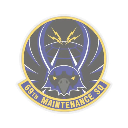69th Maintenance Squadron (U.S. Air Force) STICKER Vinyl Kiss-Cut Decal 4 Inch Transparent - The Sticker Space