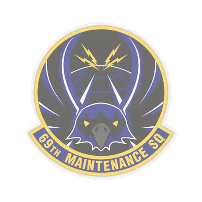 69th Maintenance Squadron (U.S. Air Force) STICKER Vinyl Kiss-Cut Decal 6 Inch Transparent - The Sticker Space