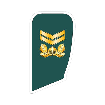 6.SKA SFC (Korea) (Military Rank) STICKER Vinyl Kiss-Cut Decal 3 Inch White - The Sticker Space