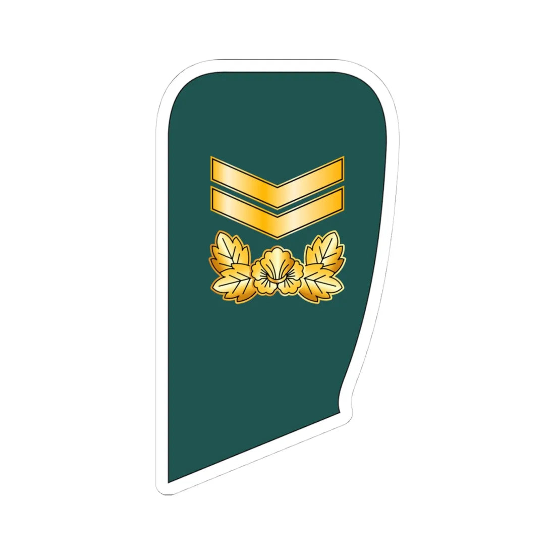 6.SKA SFC (Korea) (Military Rank) STICKER Vinyl Kiss-Cut Decal 4 Inch White - The Sticker Space