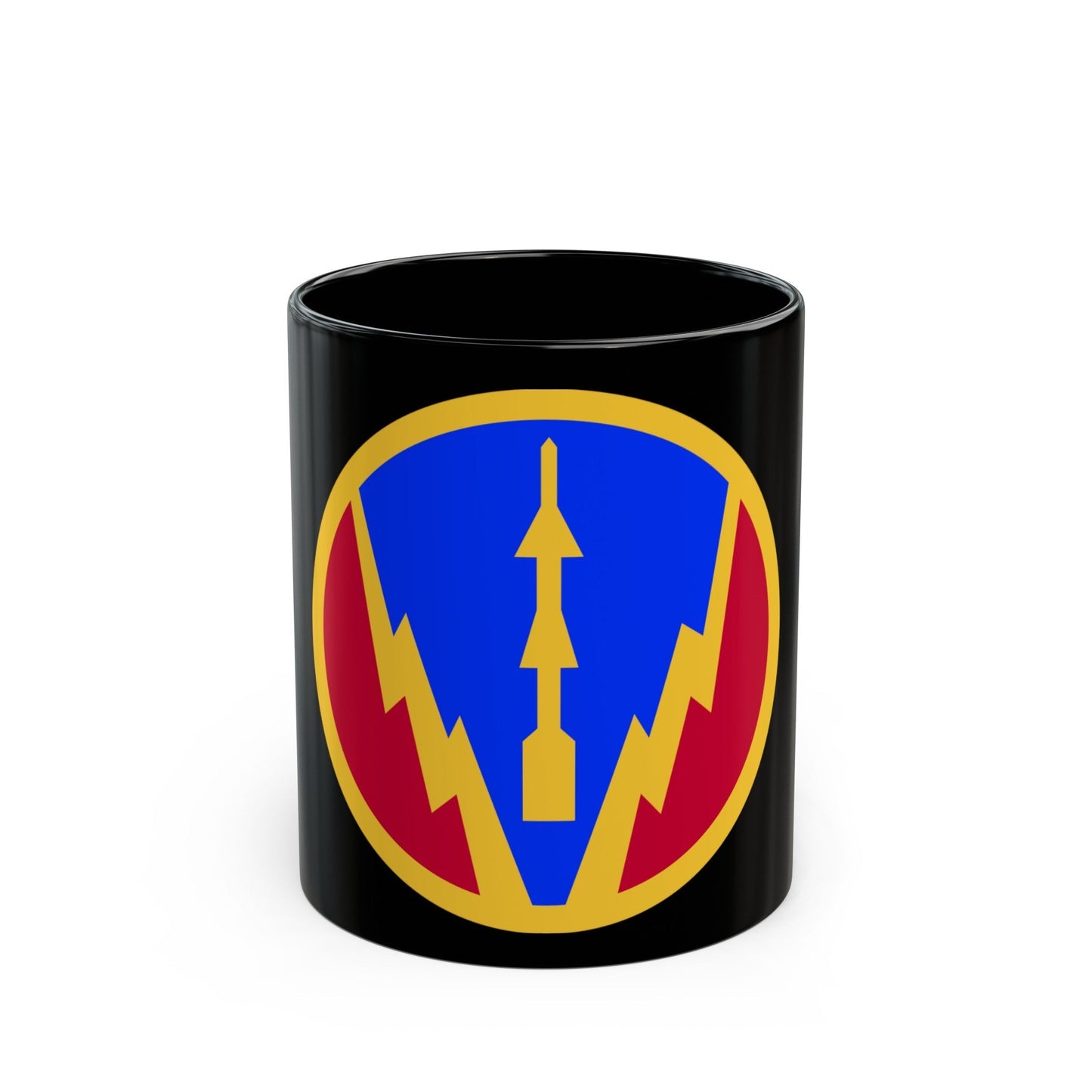 6th Air Defense Artillery Brigade (U.S. Army) Black Coffee Mug-11oz-The Sticker Space