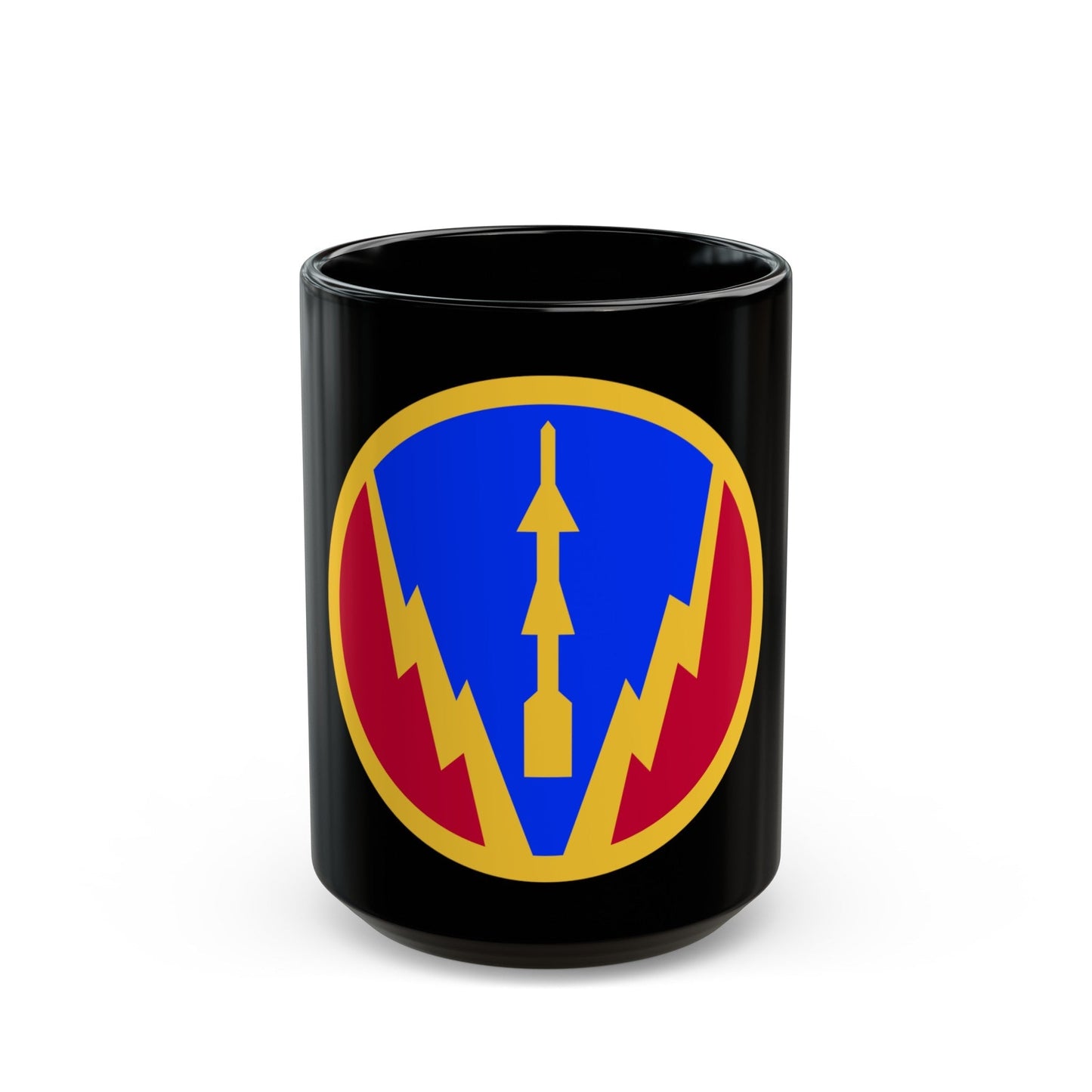 6th Air Defense Artillery Brigade (U.S. Army) Black Coffee Mug-15oz-The Sticker Space