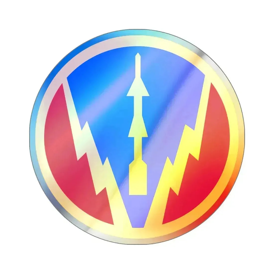 6th Air Defense Artillery Brigade (U.S. Army) Holographic STICKER Die-Cut Vinyl Decal 4 Inch Holographic - The Sticker Space