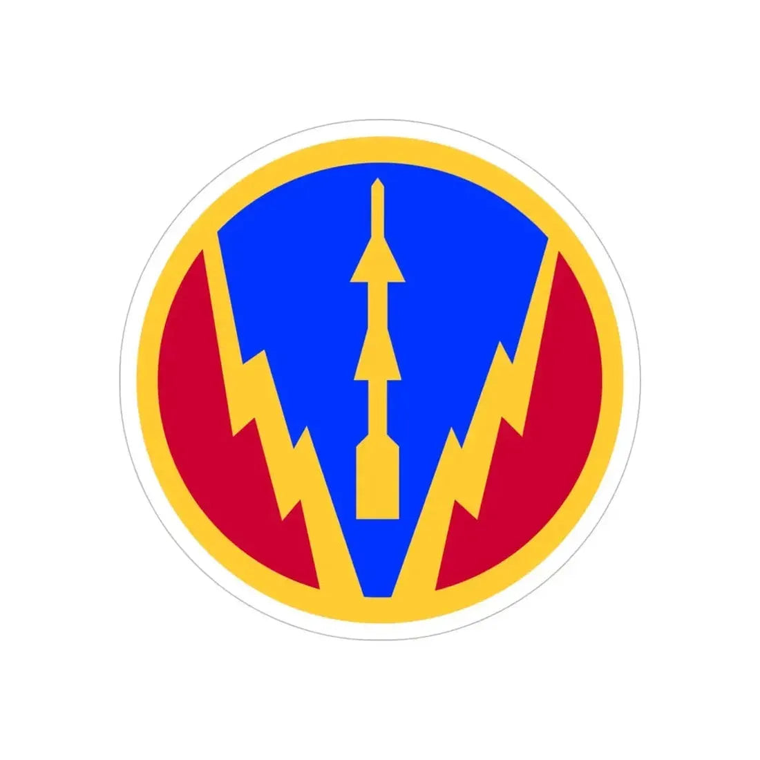 6th Air Defense Artillery Brigade (U.S. Army) REVERSE PRINT Transparent Die-Cut STICKER - The Sticker Space