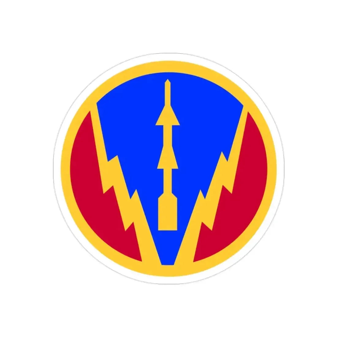 6th Air Defense Artillery Brigade (U.S. Army) REVERSE PRINT Transparent Die-Cut STICKER - The Sticker Space