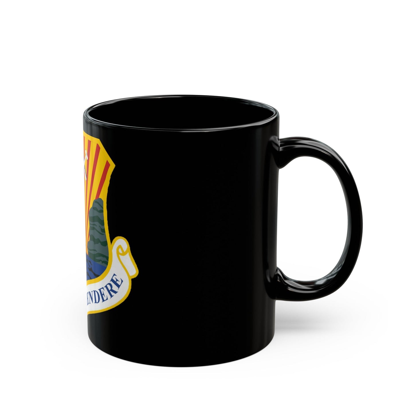 6th Air Mobility Wing (U.S. Air Force) Black Coffee Mug-The Sticker Space